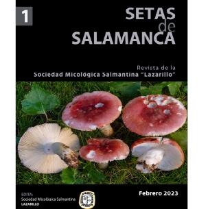 Portada revista SETAS de SALAMANCA de la Sociedad Micológica Salmantina Lazarillo